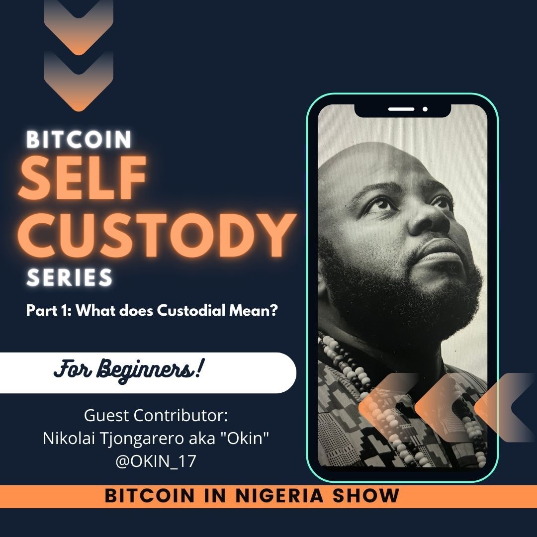 Bitcoin Self-Custody Series -  Part 1:  What does Custodial Mean?